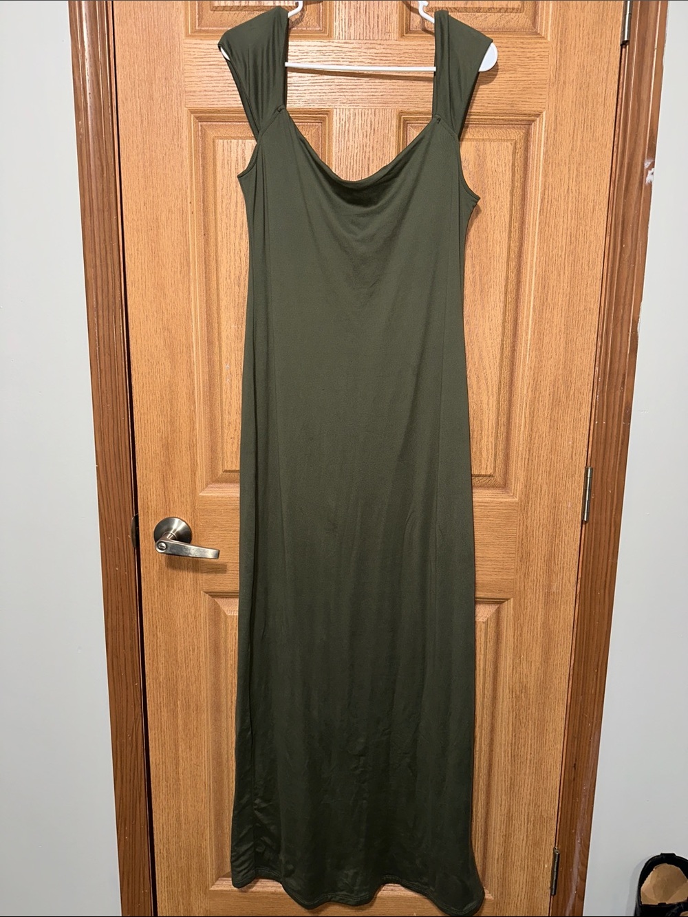 Rue21 Olive Green Sleeveless Maxi Dress